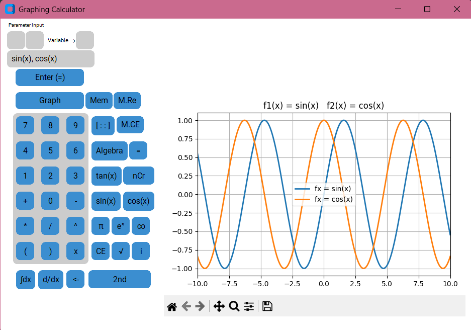 Graphing Calculator Project